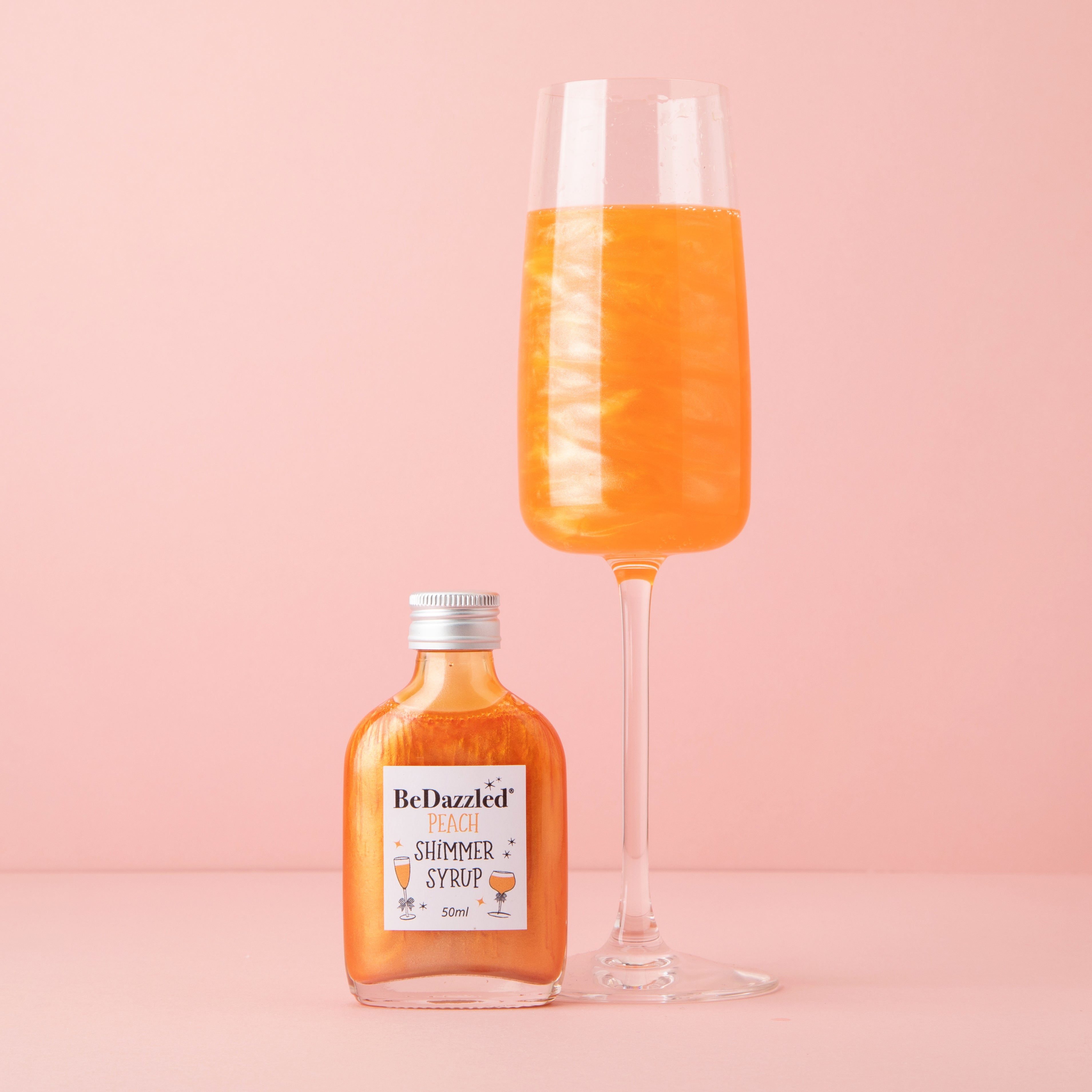 Peach Shimmer Syrup 50ml