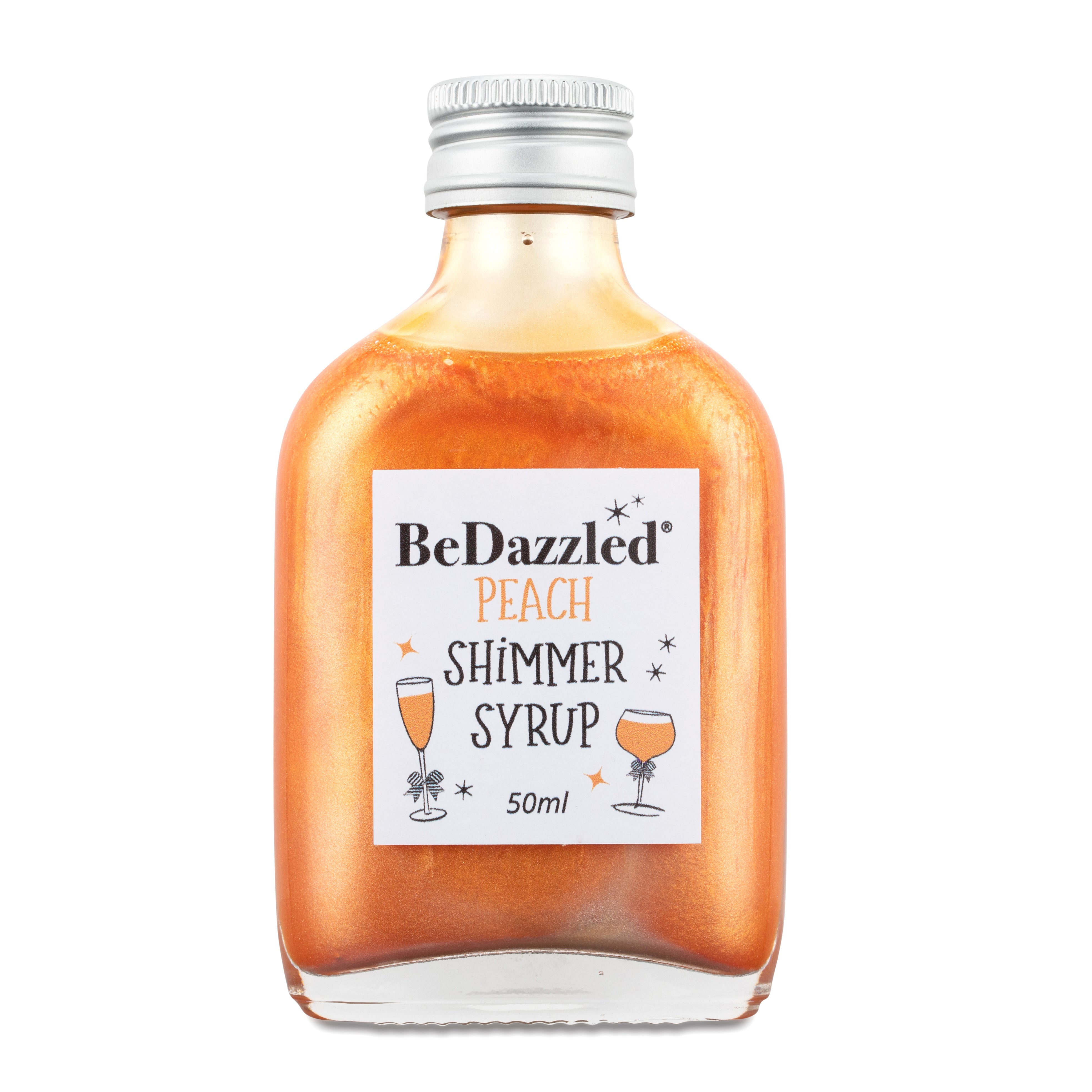 Peach Shimmer Syrup 50ml