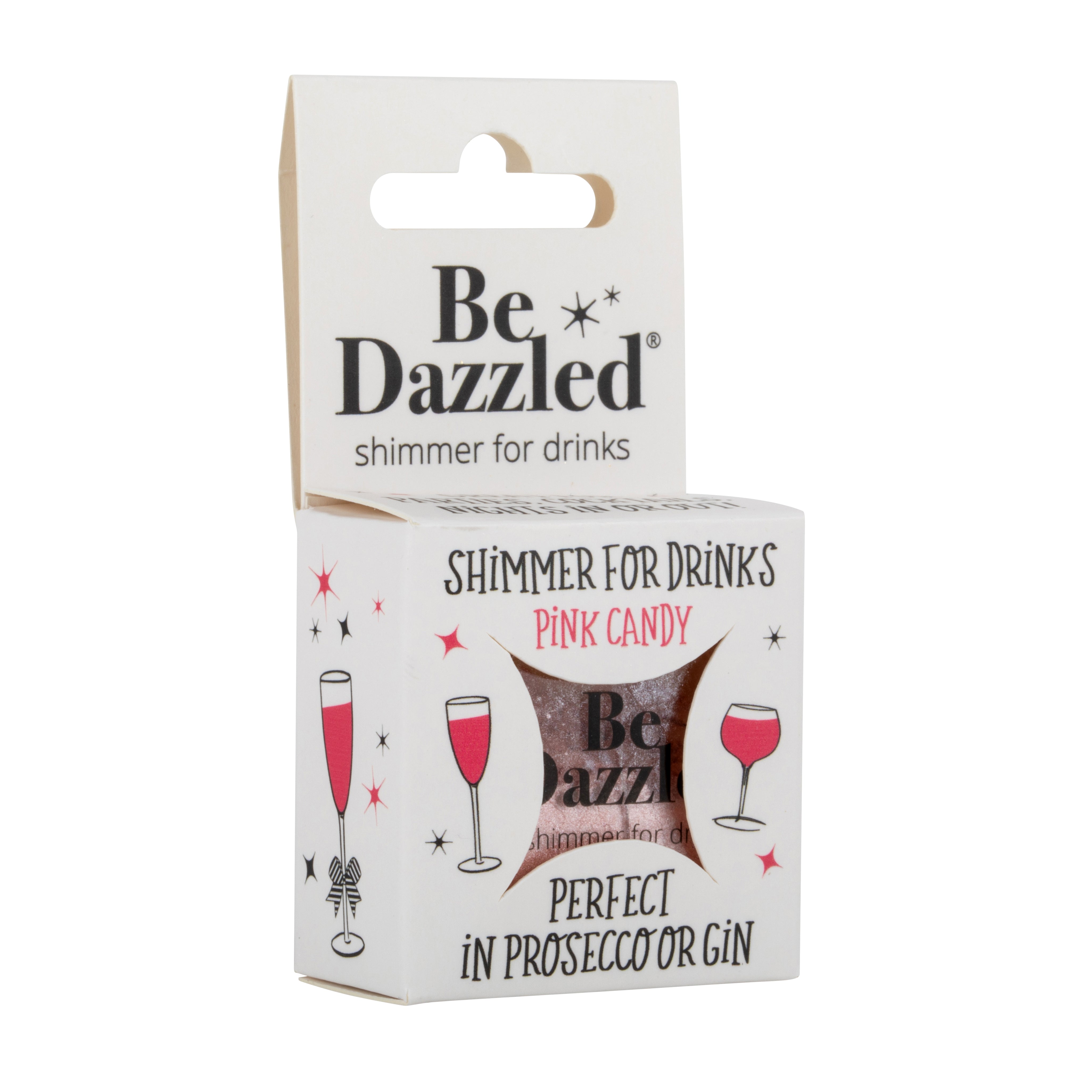 Pink Candy Silk Shimmer 2.5g pot - serves 25-30 flutes of fizz