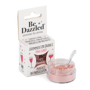 Pink Candy Silk Shimmer 2.5g pot - serves 25-30 flutes of fizz