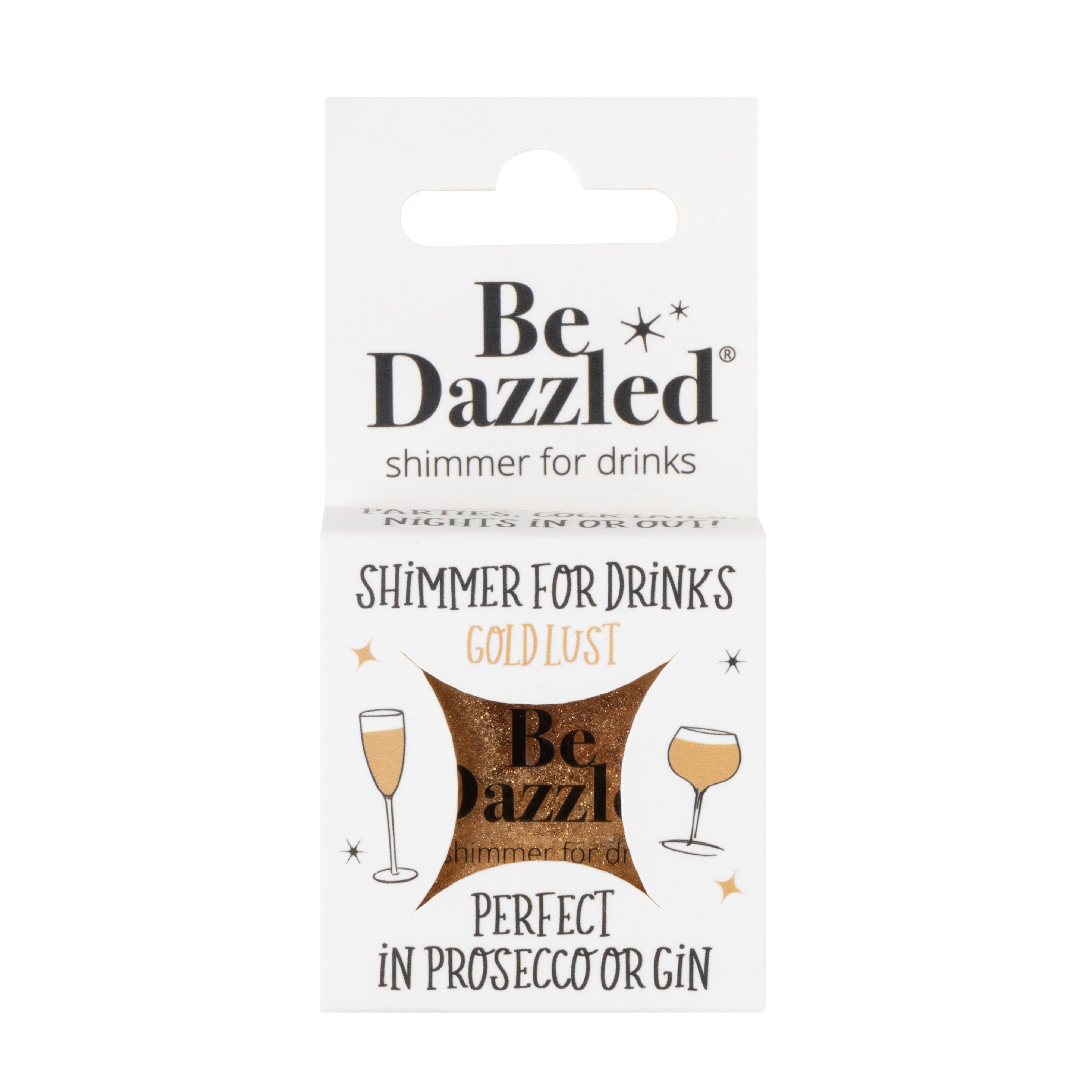 Gold Lust Sparkle Shimmer 2.5g pot - serves 25-30 flutes of fizz