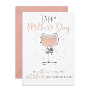 Happy Mother's Day. Have a shimmery tipple....  - contains rose gold sparkle drinks shimmer