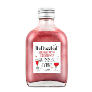 Strawberry & Elderflower Shimmer Syrup 50ml